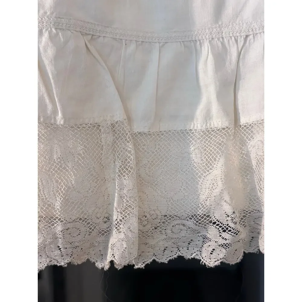 Primitive Girls Christening Gown Victorian 25” Bridgerton Aged Cottagecore